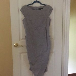 Gray Cynthia Steffe dress w beautiful detailing